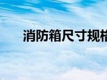 消防箱尺寸规格有几种（消防箱尺寸）