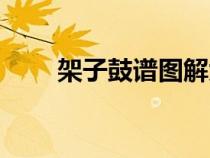 架子鼓谱图解大全（架子鼓谱图解）