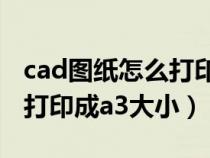 cad图纸怎么打印成a3大小的(cad图纸怎么打印成a3大小) cad图纸怎么打印成a3大小的(cad图纸怎么打印成a3大小)