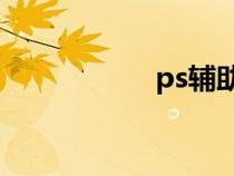 ps辅助线怎么调出来