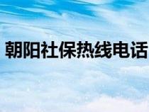 朝阳社保热线电话（朝阳社保电话咨询电话）