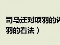 司马迁对项羽的评价原文及翻译（司马迁对项羽的看法）
