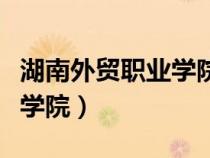 湖南外贸职业学院单招分数线（湖南外贸职业学院）