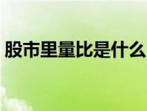 股市里量比是什么（股市中的量比什么意思）