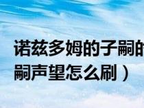 诺兹多姆的子嗣的声望怎么刷（诺兹多姆的子嗣声望怎么刷）