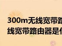 300m无线宽带路由器是什么样的（300M无线宽带路由器是什么）