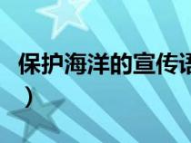 保护海洋的宣传语有哪些（保护海洋的宣传语）