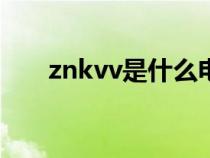 znkvv是什么电缆（kvv是什么电缆）