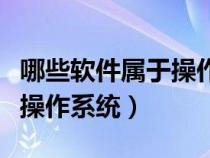 哪些软件属于操作系统的软件(哪些软件属于操作系统) 哪些软件属于操作系统的软件(哪些软件属于操作系统)