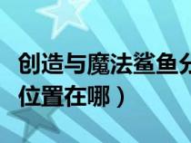 创造与魔法鲨鱼分布在哪里（创造与魔法鲨鱼位置在哪）