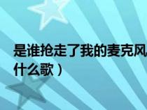 是谁抢走了我的麦克风是什么歌曲（是谁抢走了我的麦克风什么歌）
