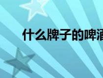 什么牌子的啤酒好（什么是纯生啤酒）
