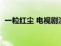 一粒红尘 电视剧演员（一粒红尘剧情介绍）