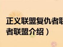 正义联盟复仇者联盟介绍剧情（正义联盟复仇者联盟介绍）