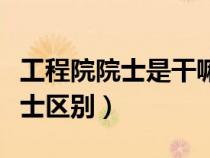 工程院院士是干嘛的（工程院院士和科学院院士区别）