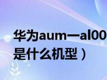 华为aum一al00价格多少（华为aum一al00是什么机型）