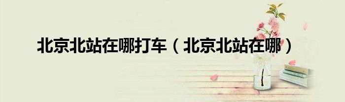 北京北站在哪打车（北京北站在哪）