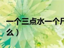 一个三点水一个尸三个水念什么（三个水念什么）