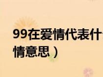 99在爱情代表什么意思（199.99代表什么爱情意思）
