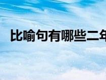 比喻句有哪些二年级上册（比喻句有哪些）