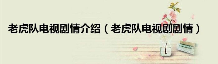 老虎队电视剧情介绍（老虎队电视剧剧情）