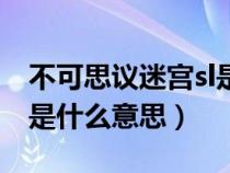不可思议迷宫sl是什么意思（不思议迷宫中sl是什么意思）
