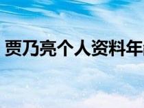 贾乃亮个人资料年龄简介（贾乃亮个人资料）