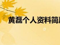 黄磊个人资料简历 简介（黄磊个人资料）