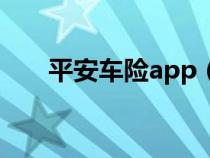 平安车险app（平安车险app叫什么）