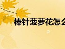 棒针菠萝花怎么织（三针菠萝花织法）