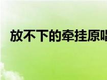 放不下的牵挂原唱人（放不下的牵挂原唱）