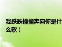 我跌跌撞撞奔向你是什么歌名含义（我跌跌撞撞奔向你是什么歌）