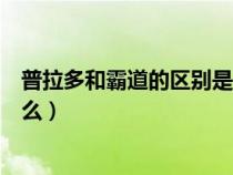 普拉多和霸道的区别是什么图片（普拉多和霸道的区别是什么）