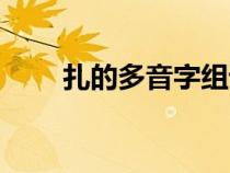 扎的多音字组词（晕的多音字组词）