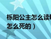 栎阳公主怎么读li还是yue（历史上栎阳公主怎么死的）