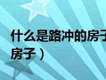 什么是路冲的房子图片大全（什么才算是路冲房子）