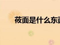 莜面是什么东西?（莜面是什么东西）