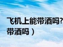飞机上能带酒吗?飞机乘坐小贴士!（飞机上能带酒吗）