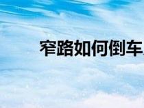 窄路如何倒车入库（如何倒车入库）