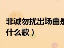 非诚勿扰出场曲是什么歌（非诚勿扰出场音乐什么歌）