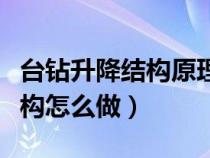 台钻升降结构原理图视频（台钻的升降限位机构怎么做）