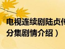 电视连续剧陆贞传奇剧情分集介绍（陆贞传奇分集剧情介绍）