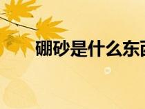 硼砂是什么东西?（硼砂是什么东西）