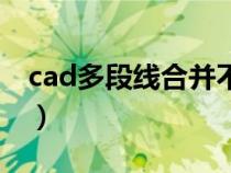 cad多段线合并不了的原因（cad多段线合并）