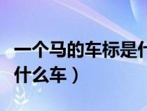 一个马的车标是什么车图片（一个马的车标是什么车）