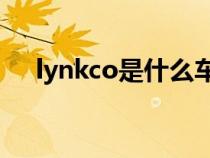 lynkco是什么车01（lynkco是什么车）
