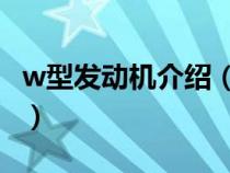 w型发动机介绍（汽车W型发动机是什么意思）