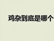 鸡杂到底是哪个部位（鸡杂是什么东西）