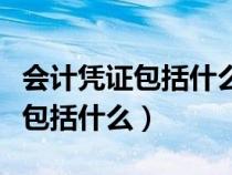 会计凭证包括什么和什么两种类型（会计凭证包括什么）