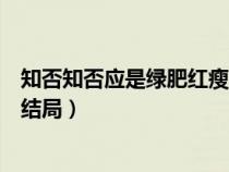 知否知否应是绿肥红瘦结局是什么（知否知否应是绿肥红瘦结局）